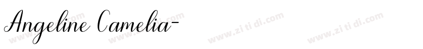 Angeline Camelia字体转换